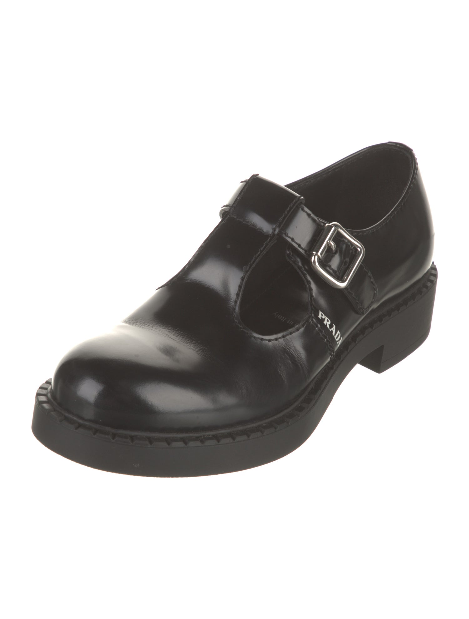 Prada Leather Dress Loafers